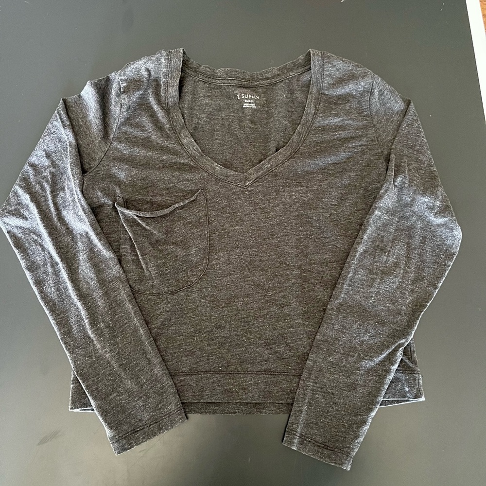 Long Sleeve Z Supply Tee Shirt